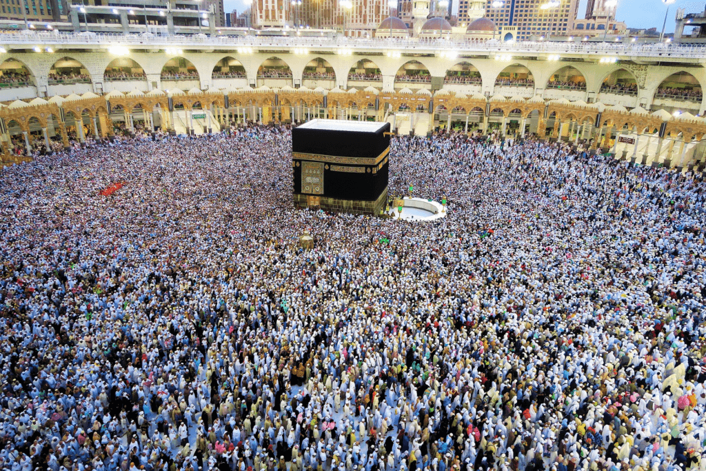 What Is Hajj – Muslims performing Tawaf around the Kaaba in Makkah during Hajj 2026