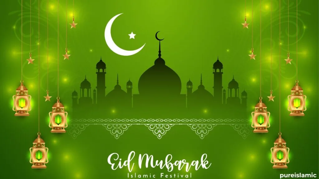 Eid al-Adha Islamic festival mosque background